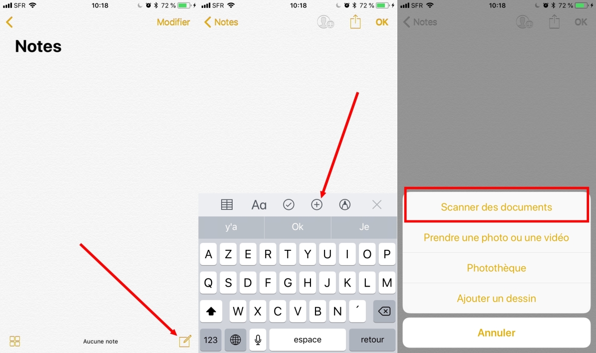 Tuto Scanner un document avec son iPhone SaintFrançois