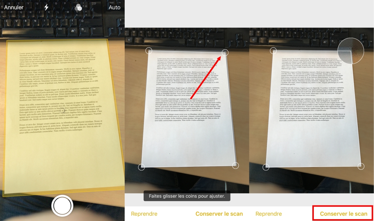Tuto Scanner un document avec son iPhone SaintFrançois